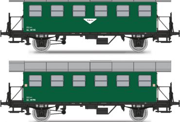 3er-Set Personenwagen BiH der ÖBB Ep III