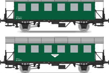 3er-Set Personenwagen BiH der ÖBB Ep III